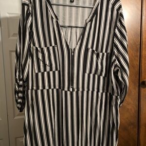 Torrid Striped Tunic Top